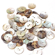 Fashion 2 Holes Natural Agoya Pearl Shell Button Eco-Friendly Shirt Shell Button For Clothes